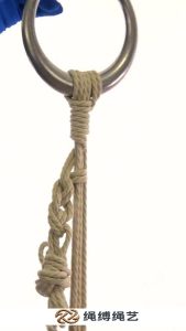 锚定摩擦-绳缚绳艺