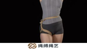 绳缚：枪手背带绳缚-绳缚绳艺